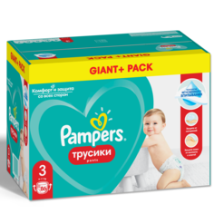 Подгузники-трусики Pampers Pants Размер 3, 6-11 кг, 86 шт.