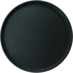 Поднос круглый, 40,6 см., черный, пластик, 1600ct/sp, Prohotel