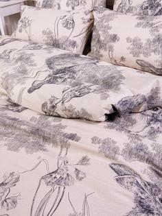 Постельное белье "Ночь нежна" из бязи, Зайка моя, 2.0 евро простыня наволочки 50х70