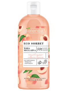 ECO SORBET Peach Мицеллярная вода увлажняющая и освежающая, 500 мл Bielenda