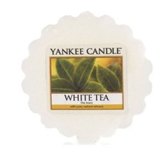 Ароматическая свеча-тарталетка Yankee candle Белый чай 22 г