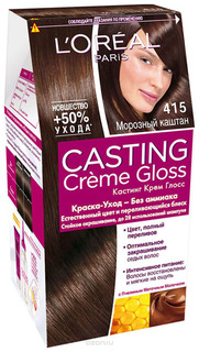 Краска для волос LOreal Paris Casting Creme Gloss 415 Морозный каштан 180 мл