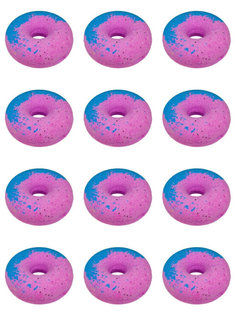 Гейзер для ванны Cafe mimi "Чернично-малиновый пончик" 140 г - 12 шт