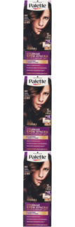 Крем-краска для волос Palette, W2 Темный шоколад, 3 шт