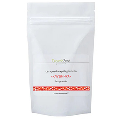 Скраб для тела OrganicZone "Клубника", сахарный OZ! 1000 мл