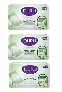 Мыло Duru HYDRO PURE, алоэ, 110г, 3 шт