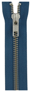 Застежка-молния YKK 0573985/35, 839 джинсово-голубой тип 5 (5,75мм), разъемная, 35см