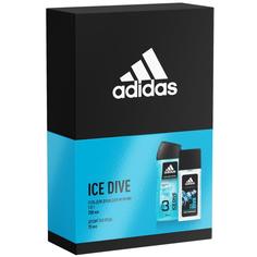Подарочный набор Adidas Ice dive: душистая вода 75мл + гель для душа 250мл