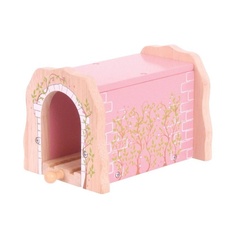 Игрушка Bigjigs Toys Туннель из розового кирпича дополнение к железным дорогам BJT233