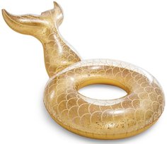 Круг Intex с56258 Русалка, блестящий 147х107х79см