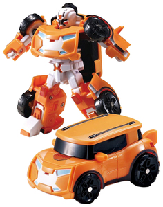 Робот-трансформер 2 в 1 "Атака титанов" - Автобот, оранжевый Забияка