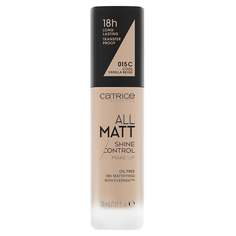 Тональная основа CATRICE All Matt Shine Control Make Up 015 C Cool Vanilla Beige