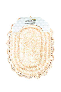 Коврики для ванной PAMELLA,2шт Sofi De Marko S.306ПУДРА