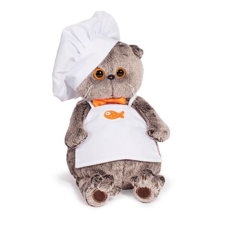 Мягкая игрушка Basik&Ko Басик шеф-повар, 30 см Budi Basa