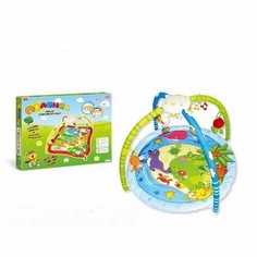 Детский развивающий коврик Полянка со световыми и звуковыми эффектами Zhorya