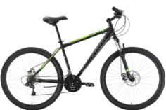 Велосипед Stark Tank 27.1 D Steel 2022 16" черный/зеленый