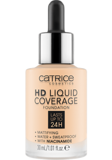 Основа для макияжа CATRICE HD Liquid Coverage Foundation 002 Porcelain Beige 30 мл