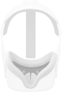 Маска силиконовая для Oculus Quest 2 белая Portal Shop