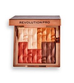 Хайлайтер и бронзер Revolution PRO Goddess Glow Shimmer Brick, Deserted