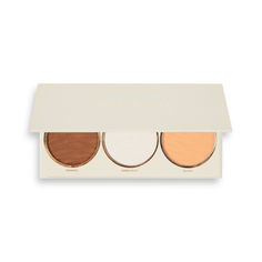 Палетка Revolution PRO: бронзер, хайлайтер и румяна Glam Mood Face Palette Light