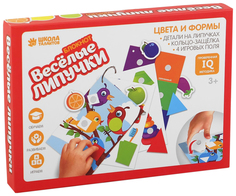 Игрушка развивающая "Веселые липучки. Блокнот. Цвета и формы" Sima-Land