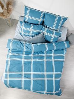 Постельное Белье Ночь Нежна "Чарльз" 70550-1+70552-1 Поплин 1.5 сп. (50х70)