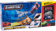 Игровой набор Teamsterz Трасса Turbo Twister с 3 машинками HTI