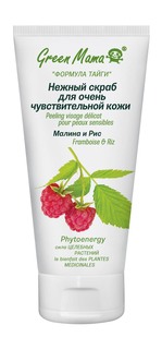 Скраб для лица Green Mama Taiga Formula Peeling Visage Delicat Framboise & Riz 100 мл