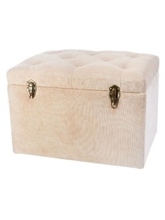 Банкетка пуф с ящиком для хранения octoberhome люкс/FRA-35