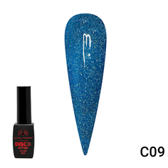 Гель-лак Disco Gel Polish Global Fashion светоотражающий 8 мл C09