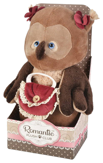 Сова романтическая с Красной Сумочкой, 20 см Maxitoys Luxury