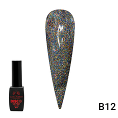 Гель-лак Disco Gel Polish Global Fashion светоотражающий 8 мл B12