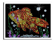 Мозаика из пайеток Волшебная мастерская Золотая рыбка 20