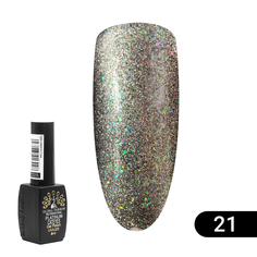 Гель-лак Global Fashion кошачий глаз Platinum 21