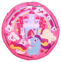 Развивающий коврик - сумка для игрушек Пони, D100см Крошка Я