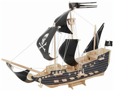 Конструктор деревянный Wooden Toys Галеон P217 Bondibon