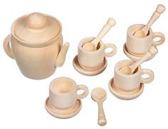 Набор детской посуды "Чайный сервиз", 13 предметов Деревянные игрушки