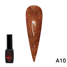 Гель-лак Disco Gel Polish Global Fashion светоотражающий 8 мл A10
