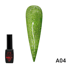 Гель-лак Disco Gel Polish Global Fashion светоотражающий 8 мл A04
