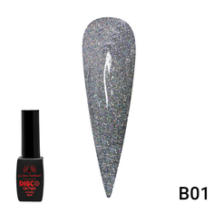Гель-лак Disco Gel Polish Global Fashion светоотражающий 8 мл B01