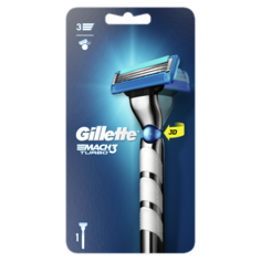 Бритвенная Ручка Gillette Mach3 Turbo c 1 сменной кассетой