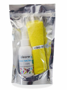 Cпрей очищающий - iCleaner мини Нано-Чистка для всех типов обуви с микрофиброй 100 мл