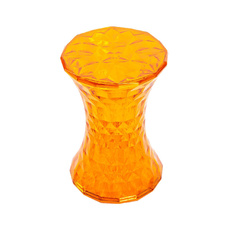 Стул-пуф Bradex Home Stone прозрачный оранжевый