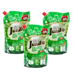 Концентрированный гель Jundo Green tea Mint д/посуды и детских принадлежностей,800мл 3 шт