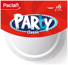 Тарелки одноразовые Paclan 6шт*170мм