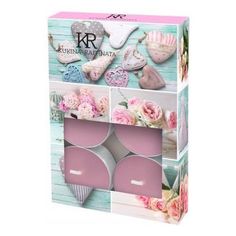 Свечи чайные круглые Kukina Raffinata ароматические 6 шт