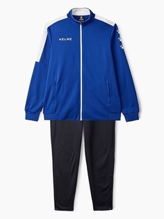 Детский спортивный костюм KELME Childrens tracksuit синий, размер 120