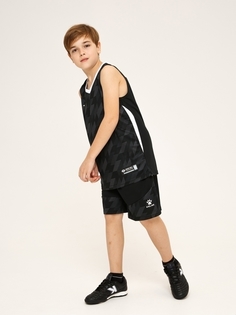 Детская баскетбольная форма KELME Basketball set KIDS черная, размер 140