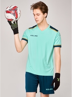 Футбольная форма KELME Short sleeve Segovia set мятная, размер M