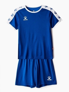 Детская футбольная форма KELME Oviedo childrens uniform синяя, размер 160